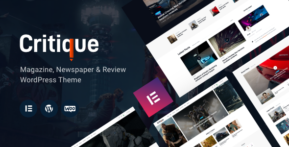 Critique Preview Wordpress Theme - Rating, Reviews, Preview, Demo & Download