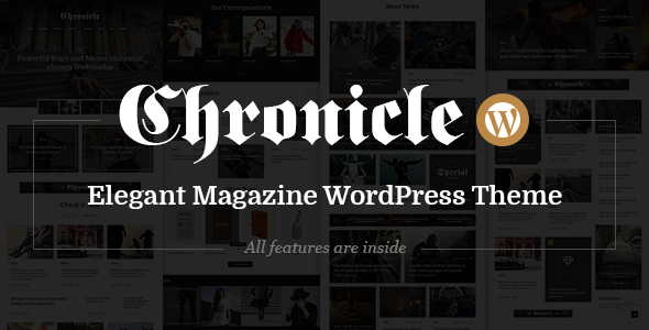 Cronicle Preview Wordpress Theme - Rating, Reviews, Preview, Demo & Download