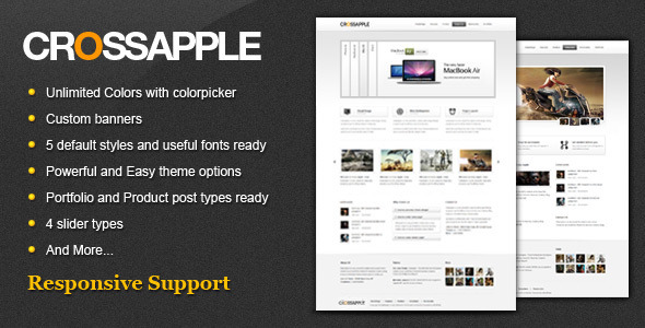 Cross Apple Preview Wordpress Theme - Rating, Reviews, Preview, Demo & Download