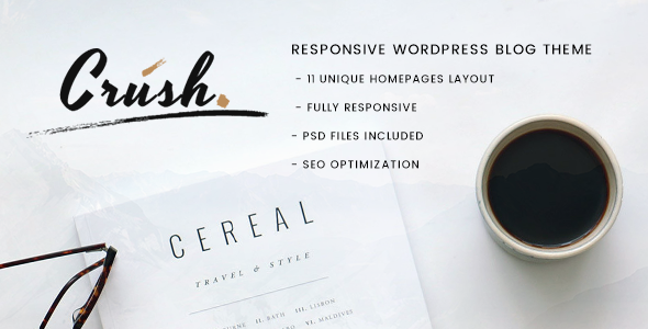 Crush Preview Wordpress Theme - Rating, Reviews, Preview, Demo & Download