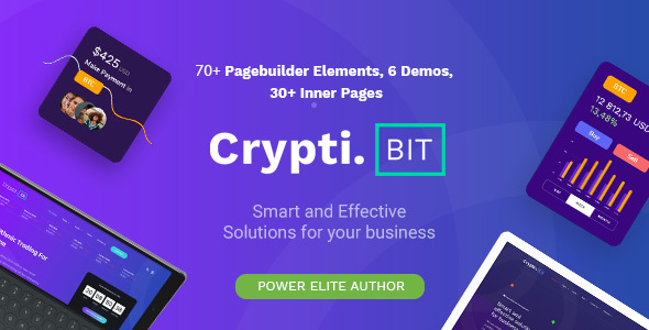 CryptiBIT Preview Wordpress Theme - Rating, Reviews, Preview, Demo & Download