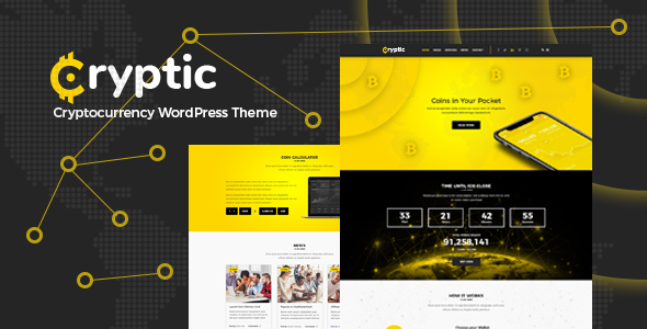 Cryptic Preview Wordpress Theme - Rating, Reviews, Preview, Demo & Download