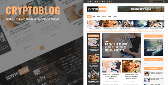 Cryptoblog Preview Wordpress Theme - Rating, Reviews, Preview, Demo & Download