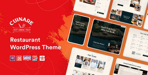 Cuinare Preview Wordpress Theme - Rating, Reviews, Preview, Demo & Download