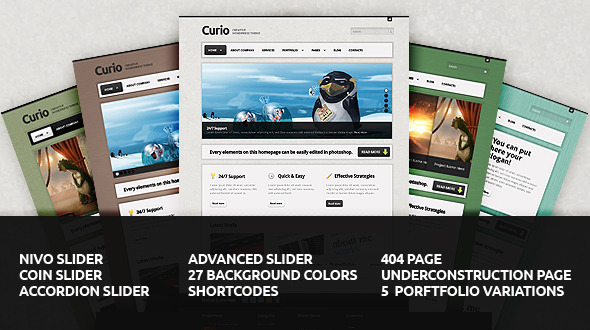 Curio Preview Wordpress Theme - Rating, Reviews, Preview, Demo & Download