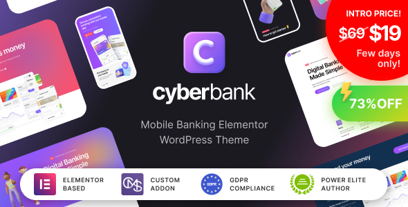 Cyberbank Preview Wordpress Theme - Rating, Reviews, Preview, Demo & Download