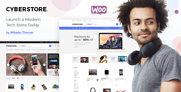 CyberStore Preview Wordpress Theme - Rating, Reviews, Preview, Demo & Download