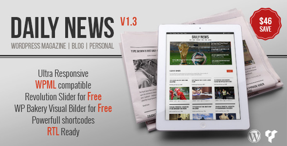DAILYNEWS Preview Wordpress Theme - Rating, Reviews, Preview, Demo & Download