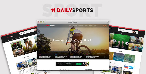 DailySports Preview Wordpress Theme - Rating, Reviews, Preview, Demo & Download