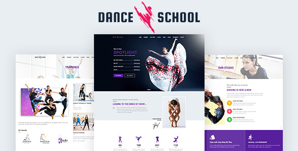 Dance School Preview Wordpress Theme - Rating, Reviews, Preview, Demo & Download