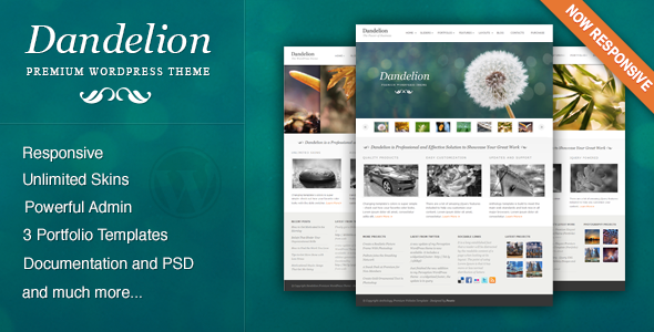 Dandelion Preview Wordpress Theme - Rating, Reviews, Preview, Demo & Download