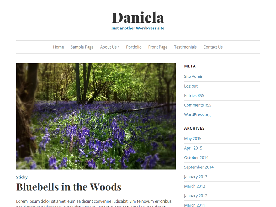 Daniela Preview Wordpress Theme - Rating, Reviews, Preview, Demo & Download