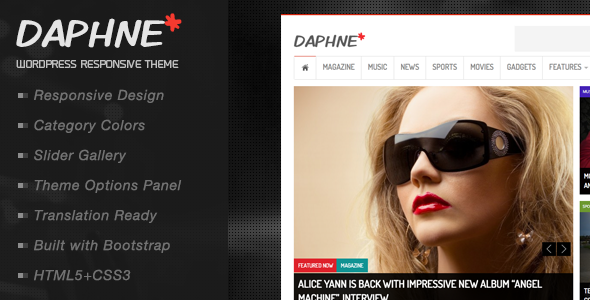 Daphne Preview Wordpress Theme - Rating, Reviews, Preview, Demo & Download