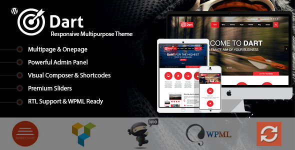 Dart Preview Wordpress Theme - Rating, Reviews, Preview, Demo & Download