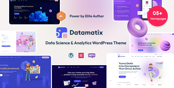 Datamatix Preview Wordpress Theme - Rating, Reviews, Preview, Demo & Download
