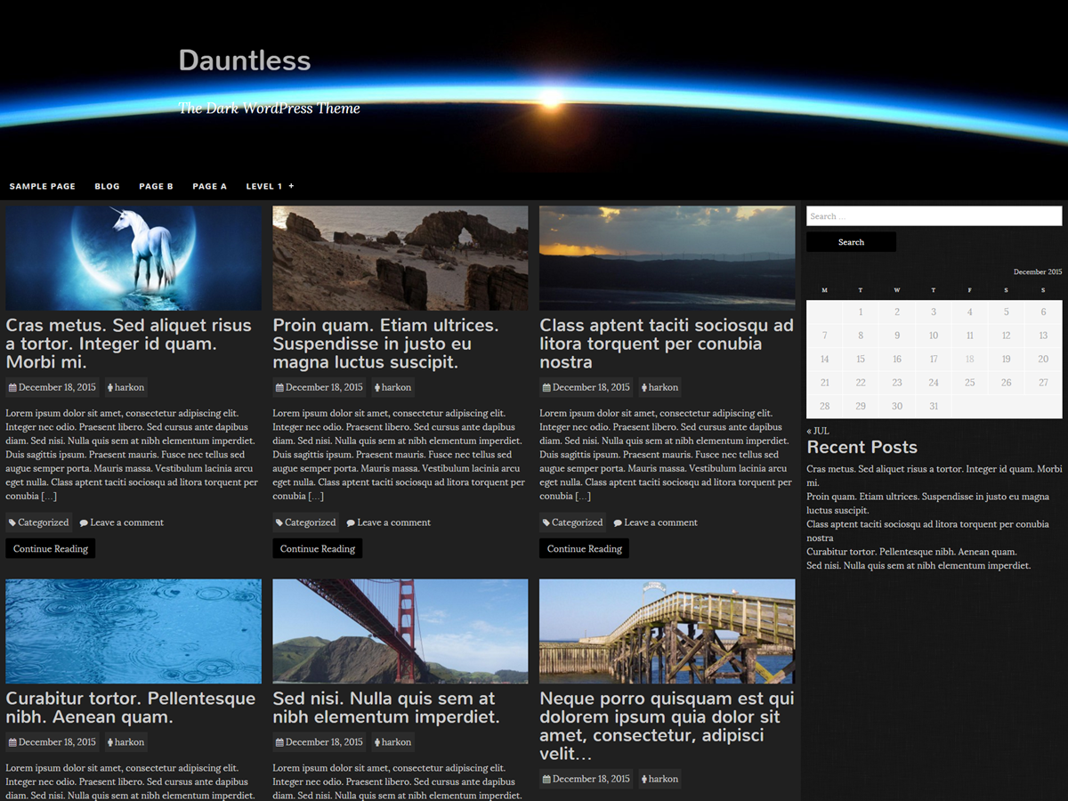 Dauntless Preview Wordpress Theme - Rating, Reviews, Preview, Demo & Download