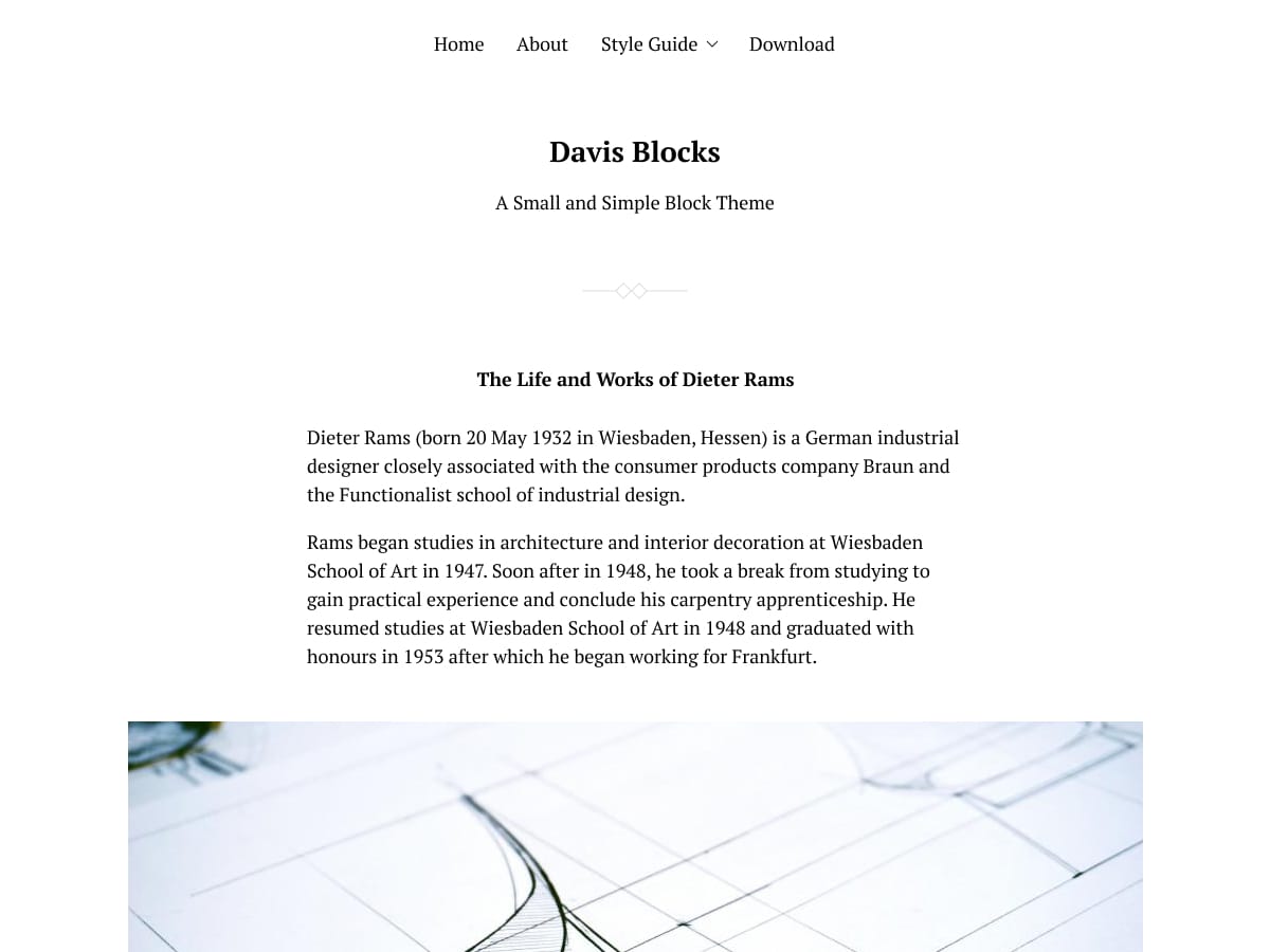 Davis Blocks Preview Wordpress Theme - Rating, Reviews, Preview, Demo & Download