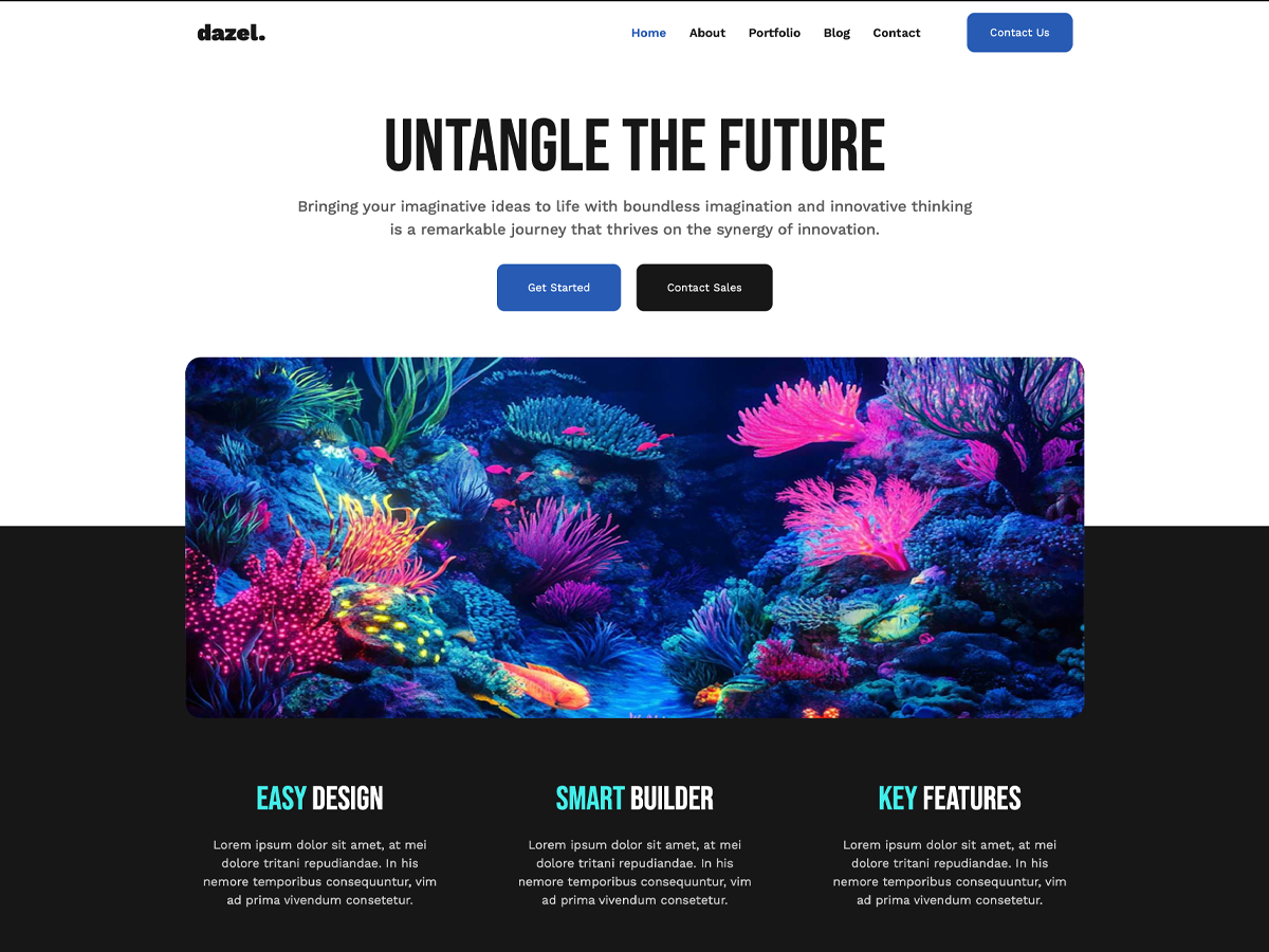 Dazel Preview Wordpress Theme - Rating, Reviews, Preview, Demo & Download