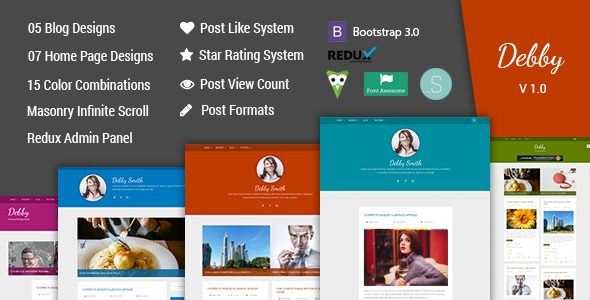 Debby Preview Wordpress Theme - Rating, Reviews, Preview, Demo & Download