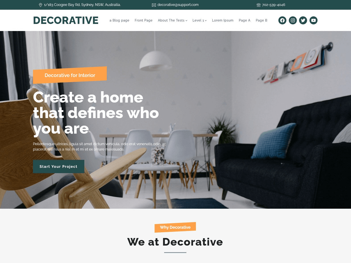 Decorative Preview Wordpress Theme - Rating, Reviews, Preview, Demo & Download
