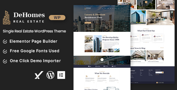 Dehomes Preview Wordpress Theme - Rating, Reviews, Preview, Demo & Download