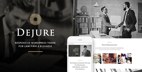 Dejure Responsive Preview Wordpress Theme - Rating, Reviews, Preview, Demo & Download