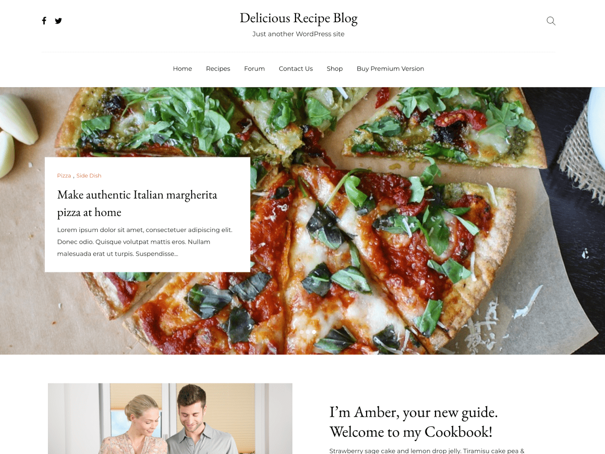 Delicious Recipe Preview Wordpress Theme - Rating, Reviews, Preview, Demo & Download