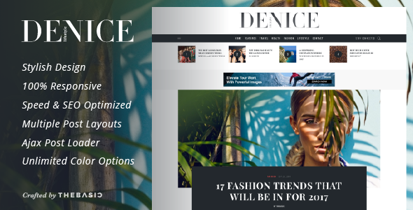 Denice Preview Wordpress Theme - Rating, Reviews, Preview, Demo & Download