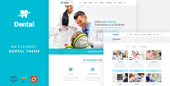Dental Preview Wordpress Theme - Rating, Reviews, Preview, Demo & Download
