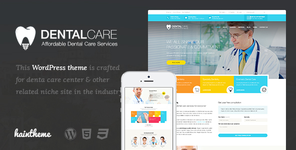 Dentalcare Preview Wordpress Theme - Rating, Reviews, Preview, Demo & Download