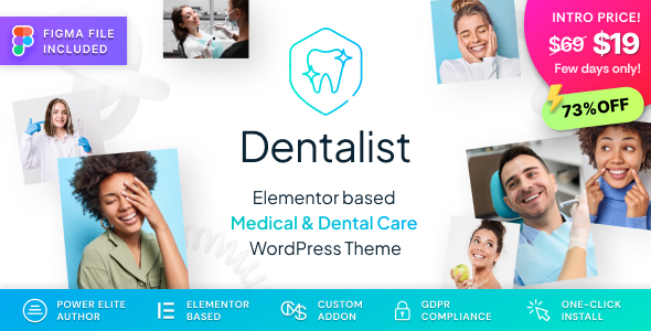 Dentalist Preview Wordpress Theme - Rating, Reviews, Preview, Demo & Download