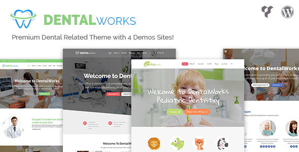 DentalWorks Preview Wordpress Theme - Rating, Reviews, Preview, Demo & Download