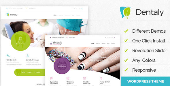 Dentaly Preview Wordpress Theme - Rating, Reviews, Preview, Demo & Download