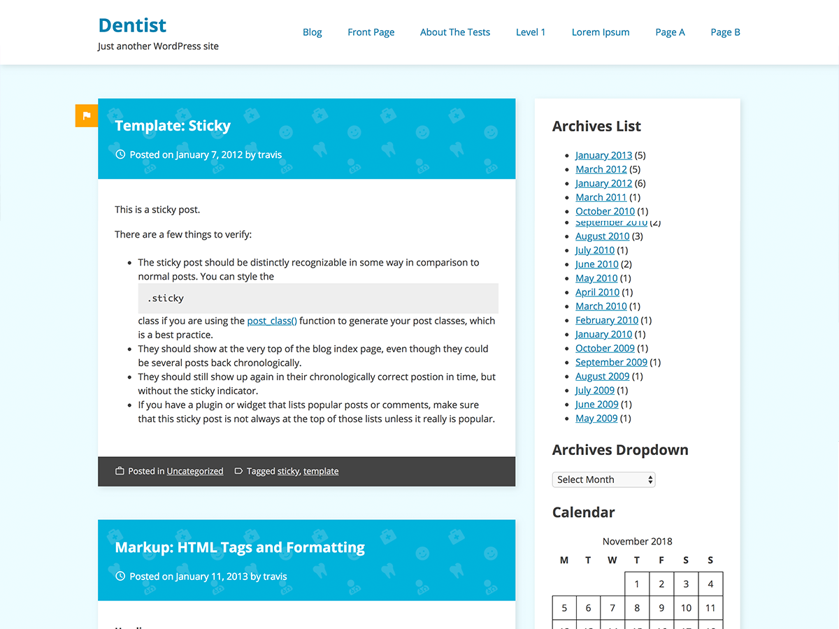 Dentist Business Preview Wordpress Theme - Rating, Reviews, Preview, Demo & Download