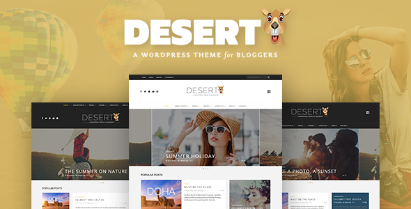 Desert Preview Wordpress Theme - Rating, Reviews, Preview, Demo & Download