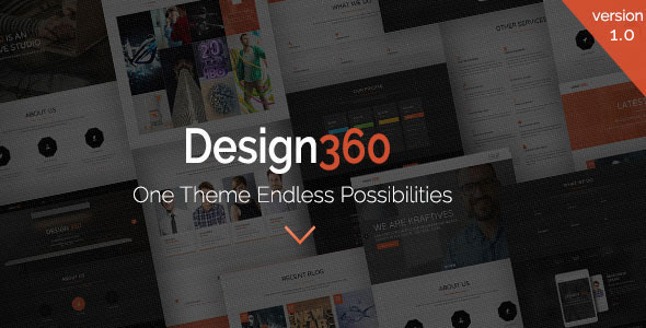 Design 360 Preview Wordpress Theme - Rating, Reviews, Preview, Demo & Download