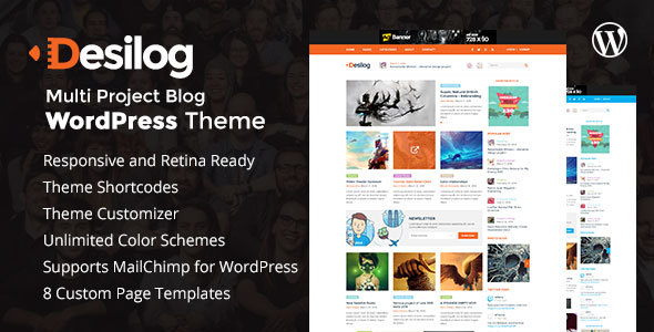 Desilog Preview Wordpress Theme - Rating, Reviews, Preview, Demo & Download