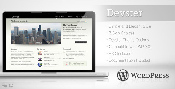 Devster Preview Wordpress Theme - Rating, Reviews, Preview, Demo & Download