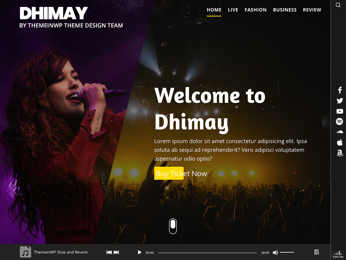 Dhimay Preview Wordpress Theme - Rating, Reviews, Preview, Demo & Download