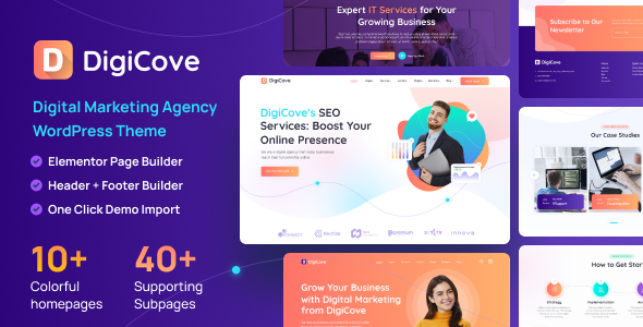 Digicove Preview Wordpress Theme - Rating, Reviews, Preview, Demo & Download