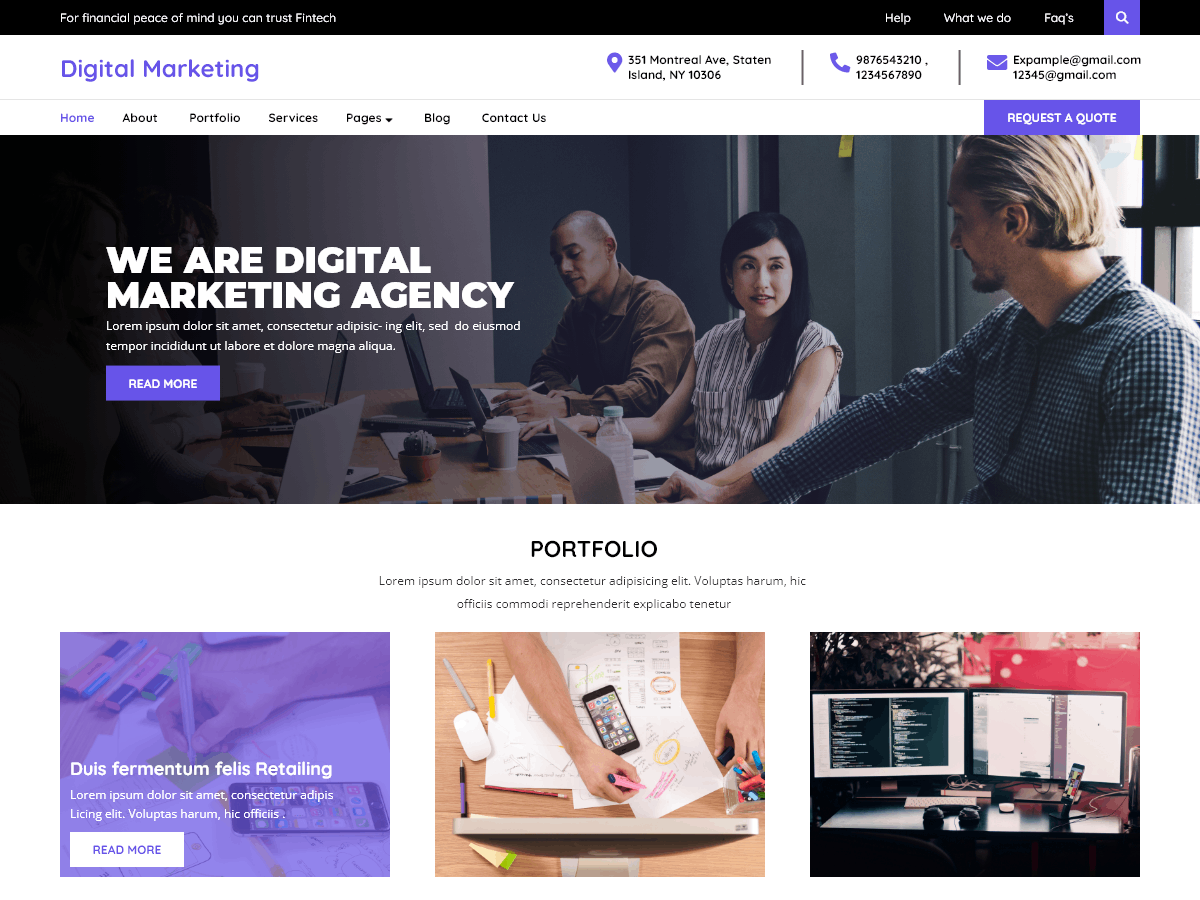 Digital Marketer Preview Wordpress Theme - Rating, Reviews, Preview, Demo & Download