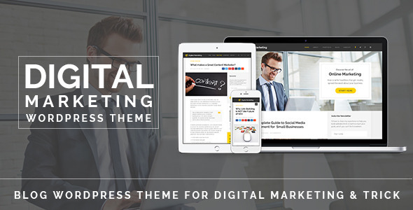 Digital Marketing Preview Wordpress Theme - Rating, Reviews, Preview, Demo & Download