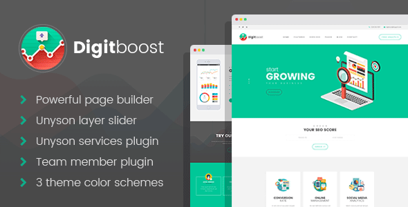DigitBoost Preview Wordpress Theme - Rating, Reviews, Preview, Demo & Download
