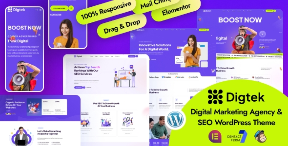 Digtek Preview Wordpress Theme - Rating, Reviews, Preview, Demo & Download