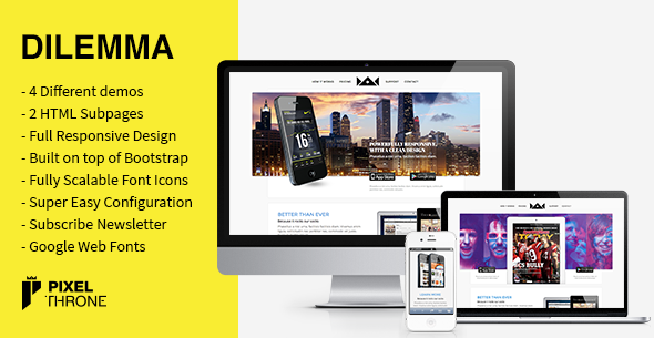 Dilemma Preview Wordpress Theme - Rating, Reviews, Preview, Demo & Download