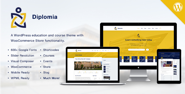 Diplomia WordPress Preview Wordpress Theme - Rating, Reviews, Preview, Demo & Download