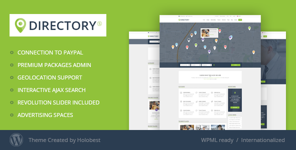 DirectoryS Preview Wordpress Theme - Rating, Reviews, Preview, Demo & Download