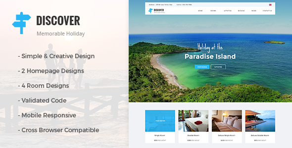 DISCOVER Location Preview Wordpress Theme - Rating, Reviews, Preview, Demo & Download
