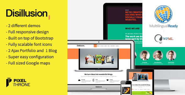 Disillusion Preview Wordpress Theme - Rating, Reviews, Preview, Demo & Download