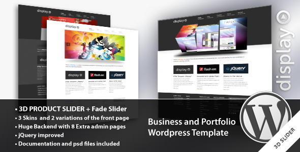 Display 3 Preview Wordpress Theme - Rating, Reviews, Preview, Demo & Download